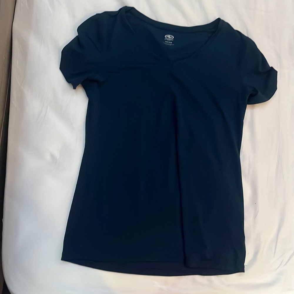 navy athletic shirt